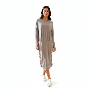 Banana Republic Long Sleeve Dress Size XL Gray NWT